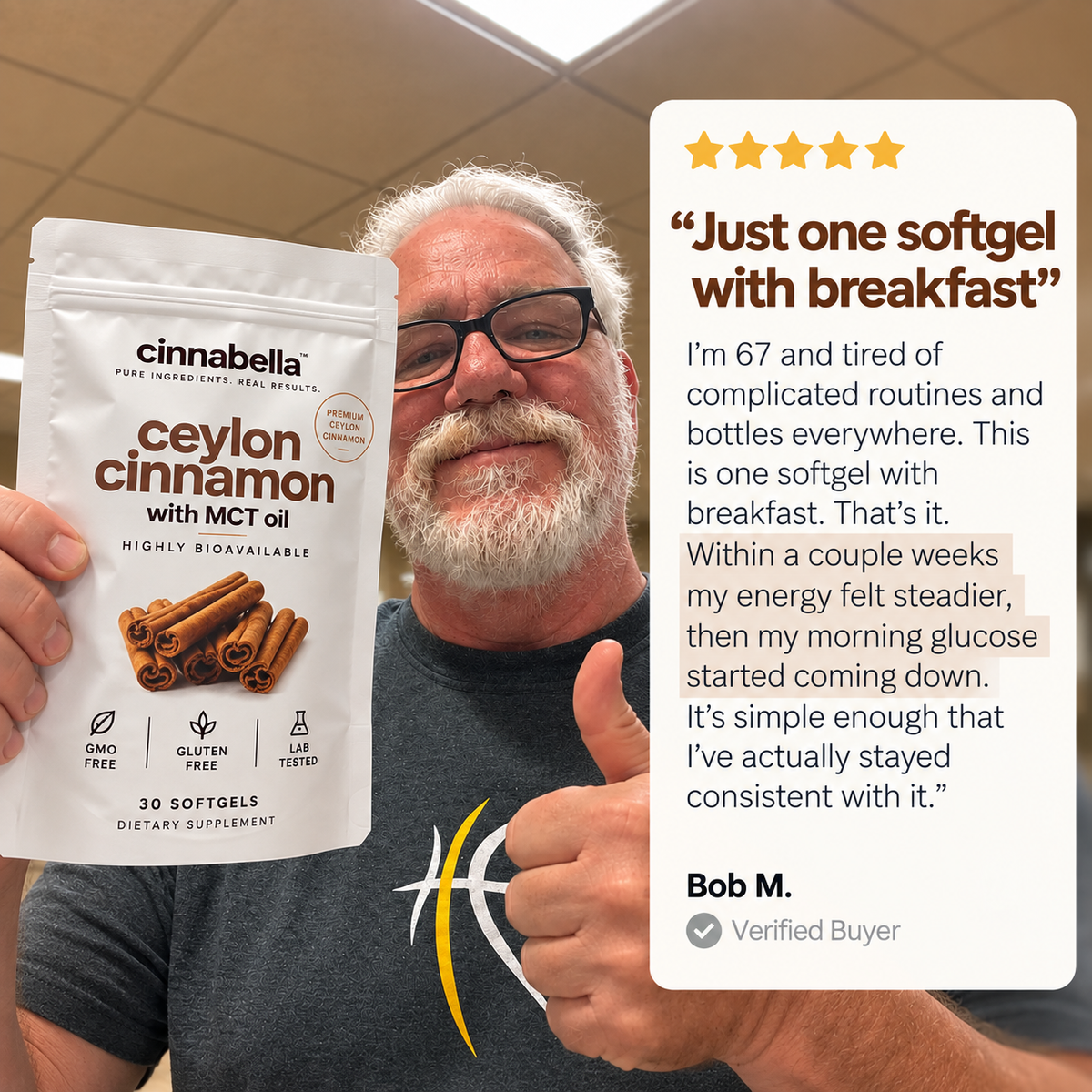 Cinnabella™ Ceylon Cinnamon Softgels