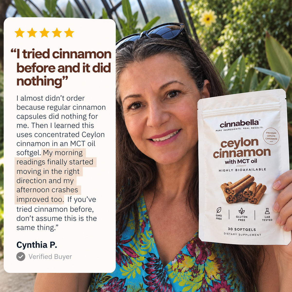 Cinnabella™ Ceylon Cinnamon Softgels